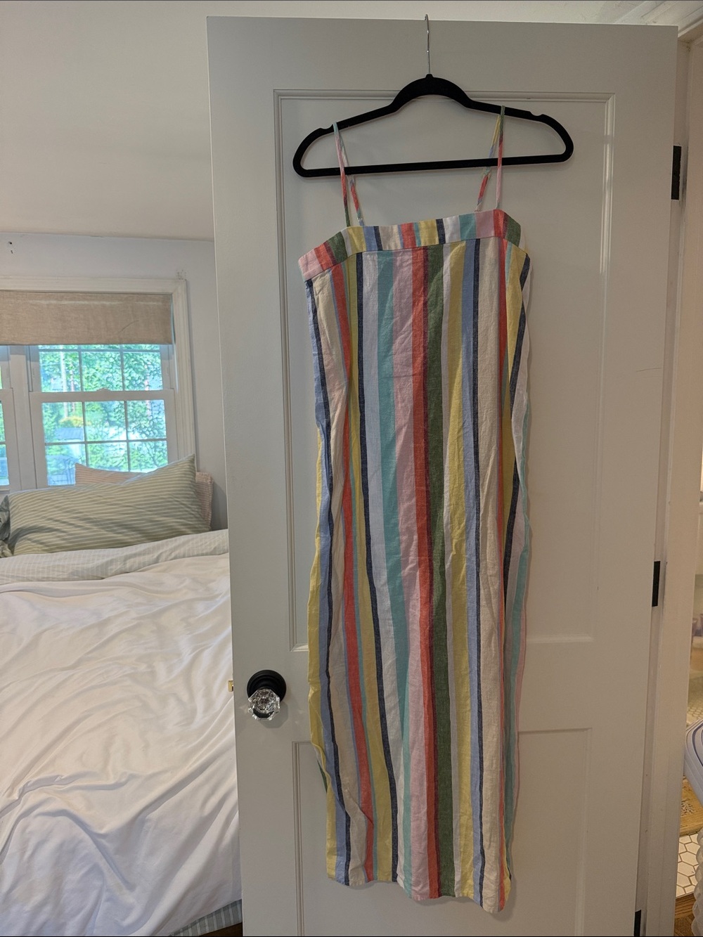 LOFT Linen Maxi Dress